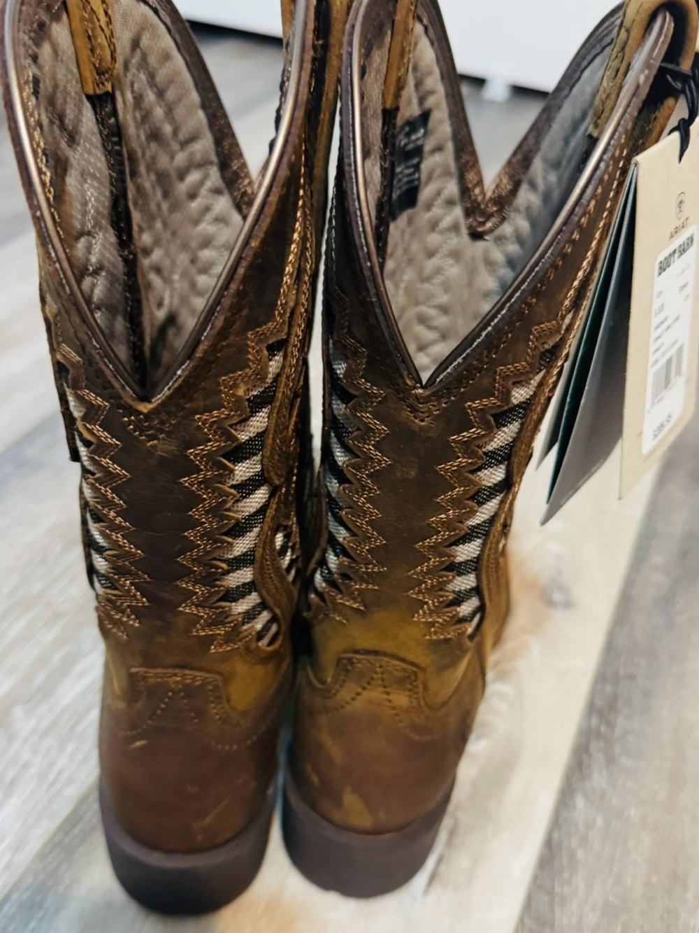 Ariat Brown Western Boots - Picture 3 of 3